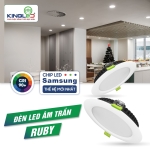 Đèn LED âm trần RUBY 8W DL-8SS-T120-V/TT/T chính hãng Kingled